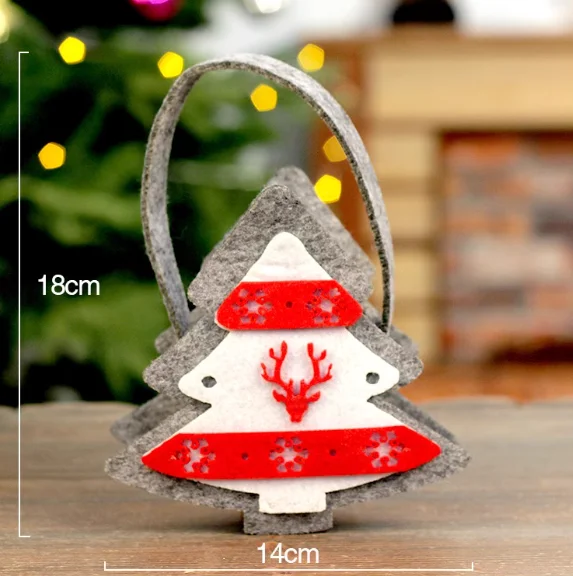 Handmade Felt Kids Felt Christmas Treat Bags Christmas for Children Holiday