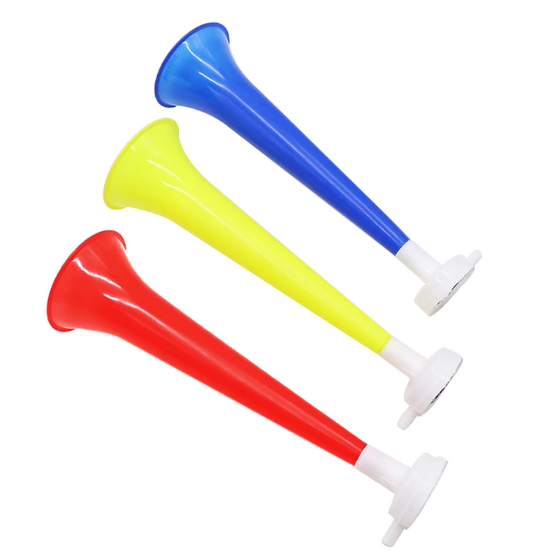 Description Picture 3 of itemCheer Plastic Horn Football Game Fans Cheerleading Props Vuvuzela Kid Trumpet Football Cheer Horns