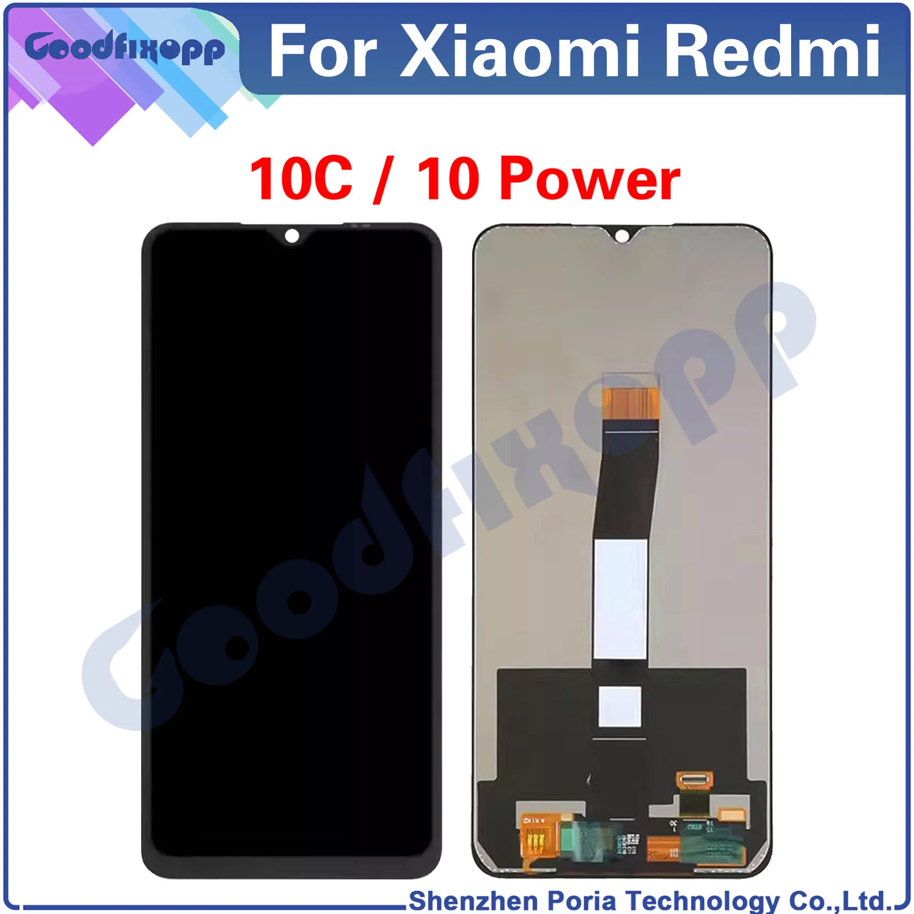 

ЖК-дисплей для Xiaomi Redmi 10 Power 10C, сенсорный экран с дигитайзером в сборе для Redmi10Power, Redmi10C, запасные части для ремонта