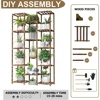 Plant Stand with Grow Light,  63" Plant Rack Holder Flower Stand, Plant Display Boho Decor, 13 Tier Large Outdoor Plant Shelf 4