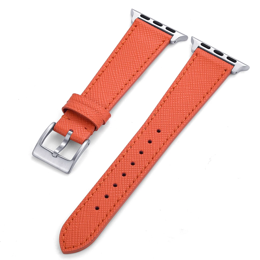 Elegant Leather Watch Strap - Premium Replacement Wristband