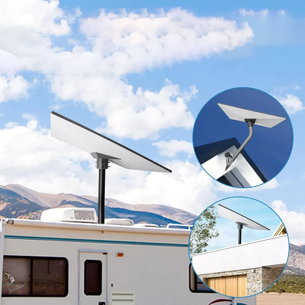 Pole Mount Adapter for starlink Upgraded Design Weather resistant Aluminum Alloy Easy Installation Flexible Positioning