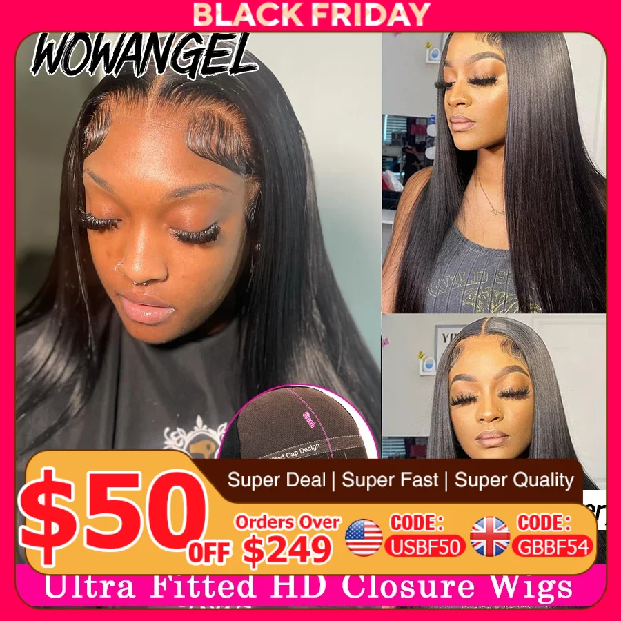 WowAngel Ultra Fitted HD Lace Closure Glueless Wig
