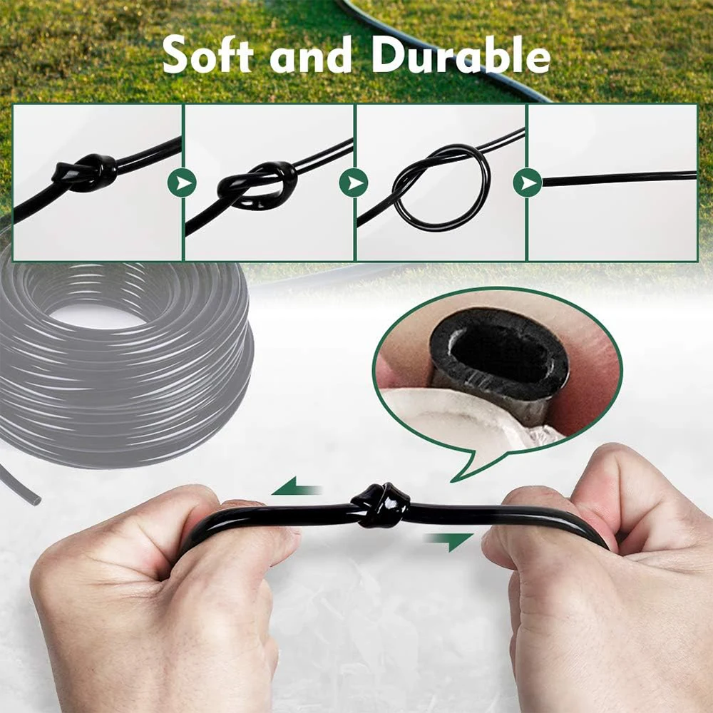 Garden Hose 5m Black Drip Irrigation