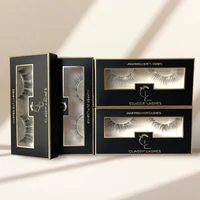 500pcs Customized Lashes box Free UPS/DHL 100% Mink eyelashes Natural custom design,false eyelashes package,eye makeup cosmetics 1