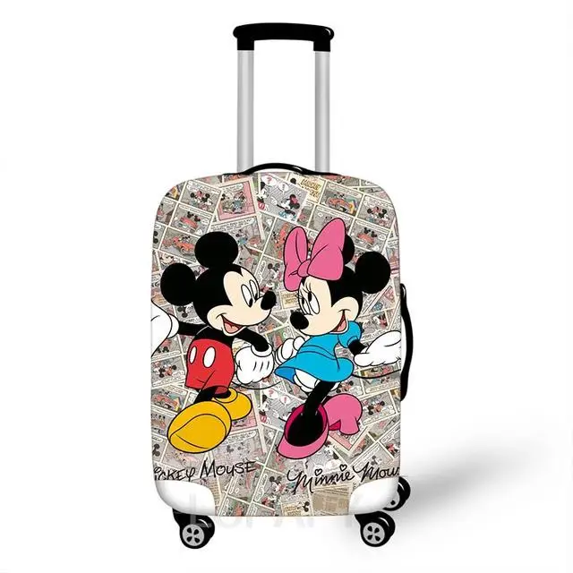 Disney Mickey Maus Reise Koffer Schutzhülle Cartoon Elastische Gepäck Staub  Abdeckung für 18-32 In Koffer Abdeckung Zubehör - AliExpress