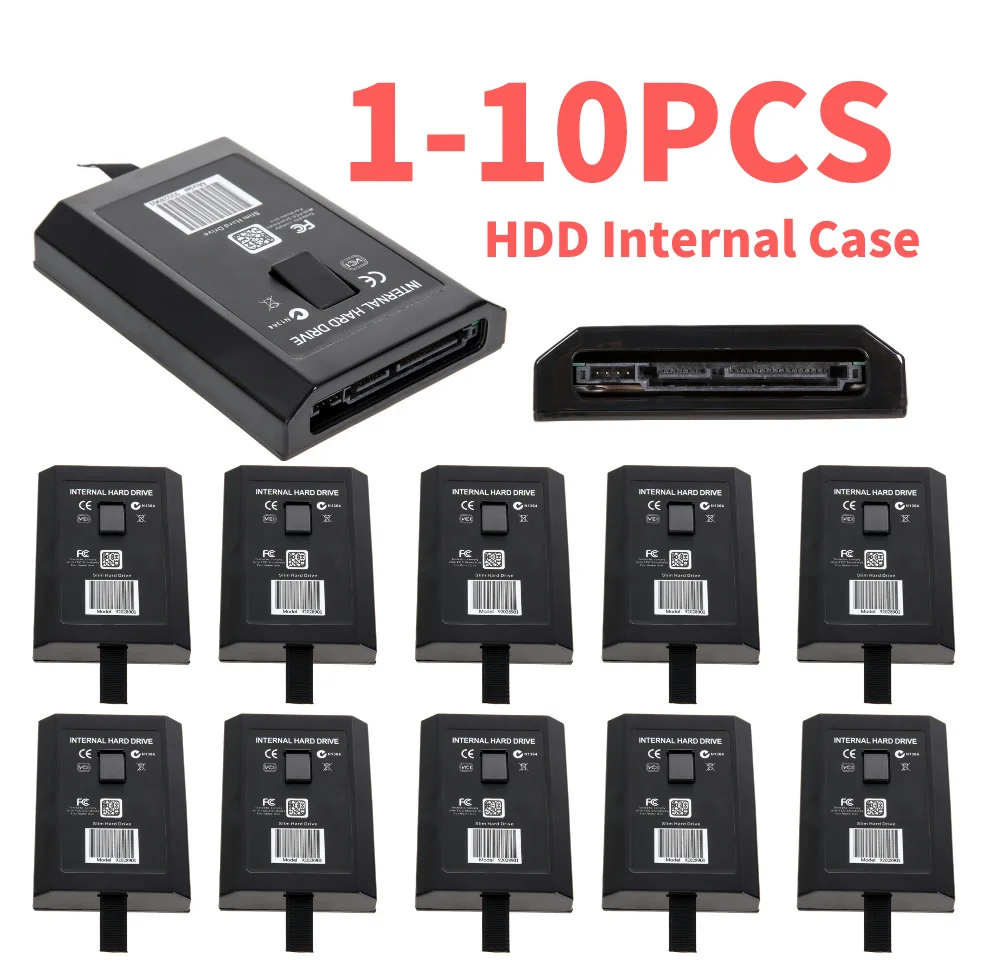 플라스틱 내장 HDD 하드 디스크 드라이브 박스, 20GB 60GB 120GB 25..