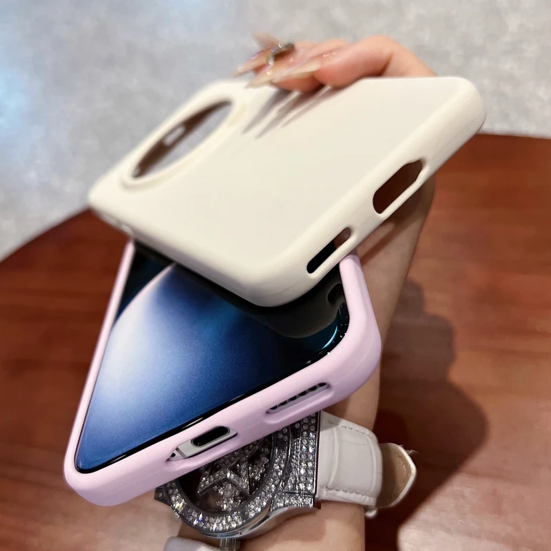 High-Quality Liquid Silicone Drop-Proof Case with Flocking Interior