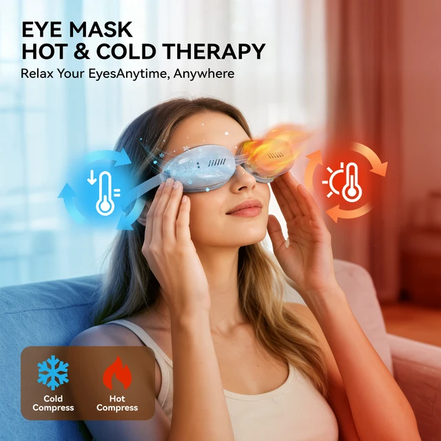 Smart Eye Massager Cold Heat Breathable Eye Care Relax Comfortable Sleep 1