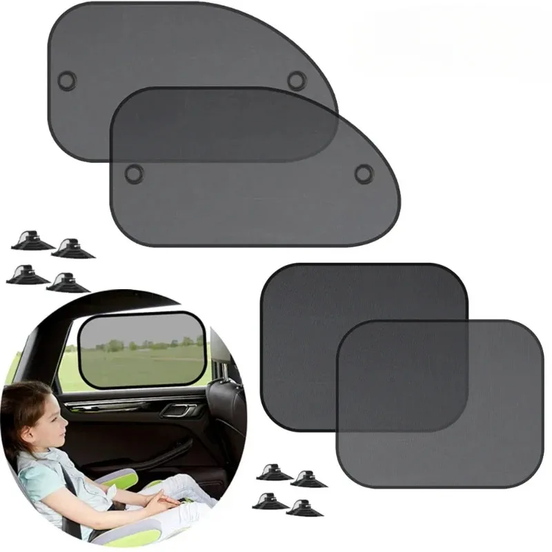 Car Sunshade Car Sun Shade UV Protection Car Curtain Window Sunshade Rear Window Mesh Sun Visor Summer Protection Film