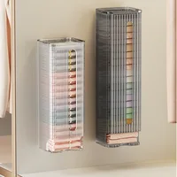 Storage Organizer Box for Panties Underwear and Socks,Wall Hanging Storage Holder,Kitchen Garbage Plastic Bag Dispenser,Home 1