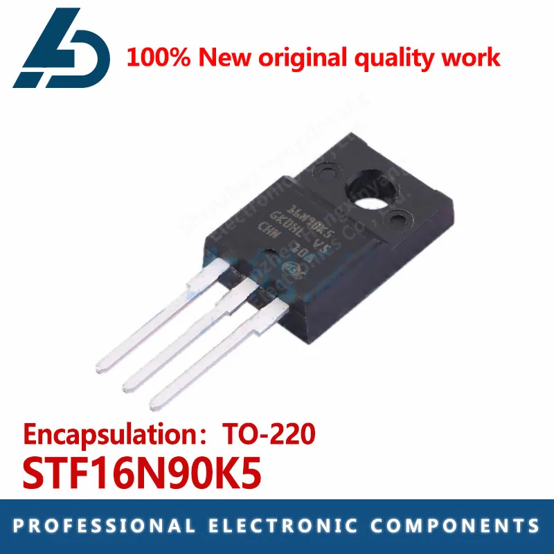 

50 шт. STF16N90K5 посылка TO-220 N channel 900V 15A MOS FET