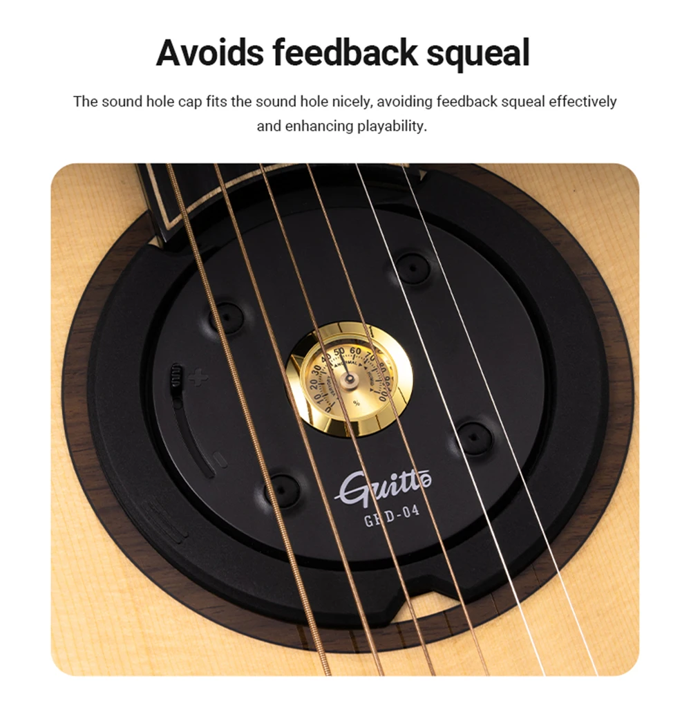 Guitto Series GHD-04 Guitar Humidifier Quality Silicone Anti-whistling Portable