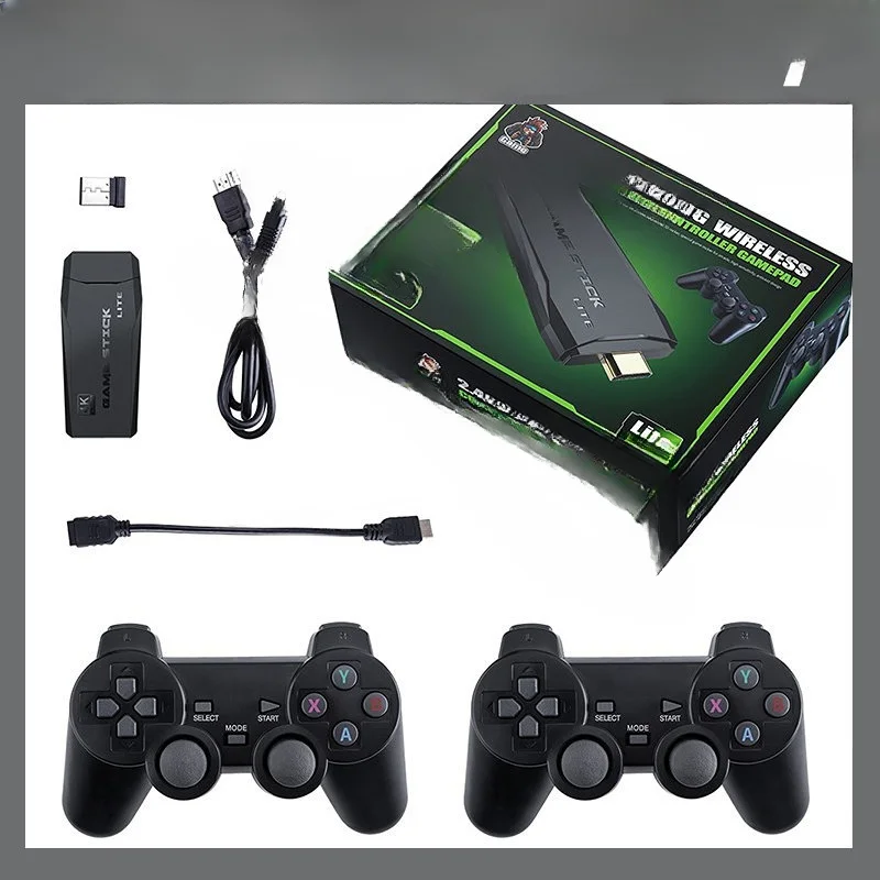 Hotsale M8 4K HD TV Game Stick Built in 3500/10000 Games Video game Console with Wireless Controller Gaming Console For ps1 delfin dekorativnyy s podsvetkoy ot solnechnyh batarey game 3500