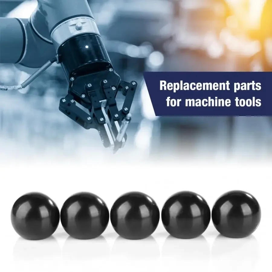 5 Manopole Levette In Bachelite Nera M10x35mm - Per Macchine Utensili - Foto 8