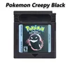 Pokemon Creepy Black GBC Game Cartridge 16 Bit Video Game Console Card English Language for GBC/GBA 1