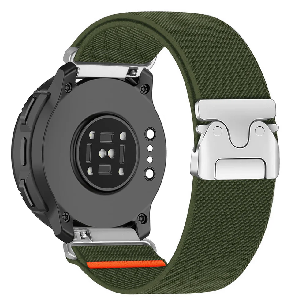22mm Elastic Parachute Nylon Loop Watchband Strap