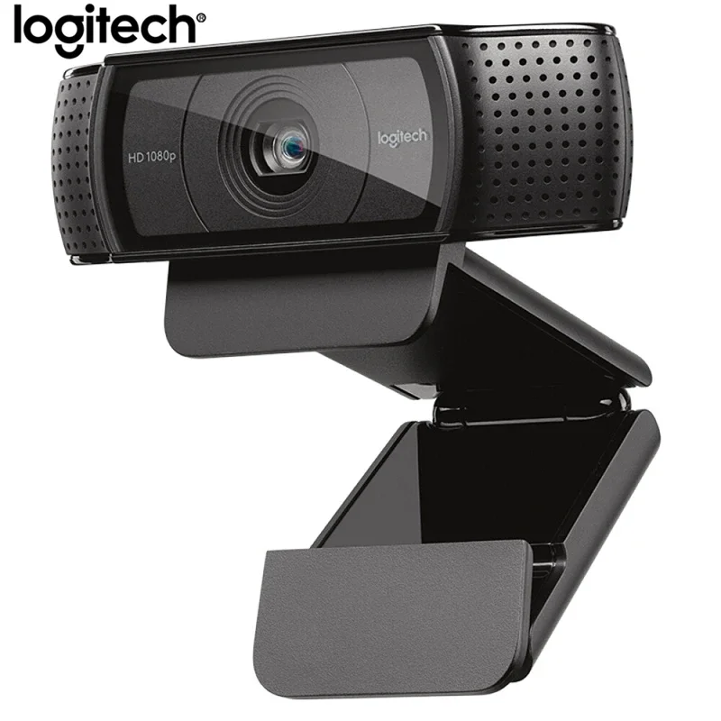 PC Webcam Logitech C920e HD Pro Widescreen Video Chat Recording USB 1080p for Computer C920 Upgrade Version CMOS
