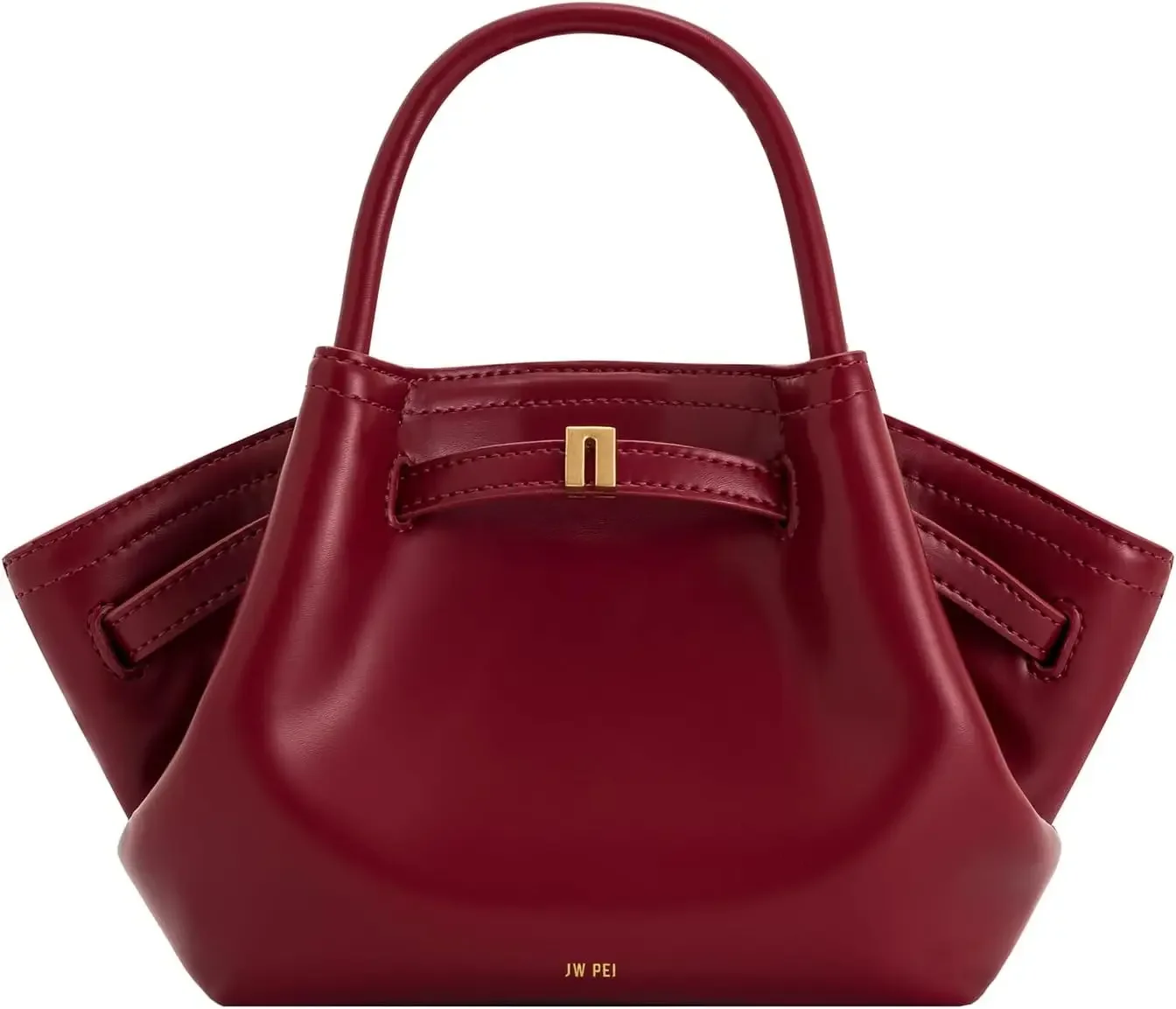 حقيبة يد نسائية من الجلد السويدي الصناعي، طراز Han...