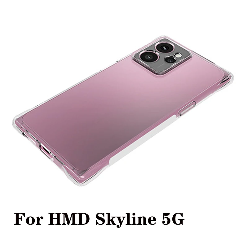 HMD Skyline TA-1600 Case Clear Airbag Silicone TPU Bumper Shockproof Back Cover Phone Case for HMD Sky Line 5G Soft Protector 6