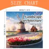 Landscape architecture Coloring Book For Adults And Teens Featuring 24 Page Relieve Stress Kill Time Graffiti Painting Drawing 2
