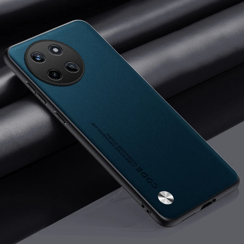 Luxury PU Leather Matte Shockproof Phone Case - Full Protection Cover