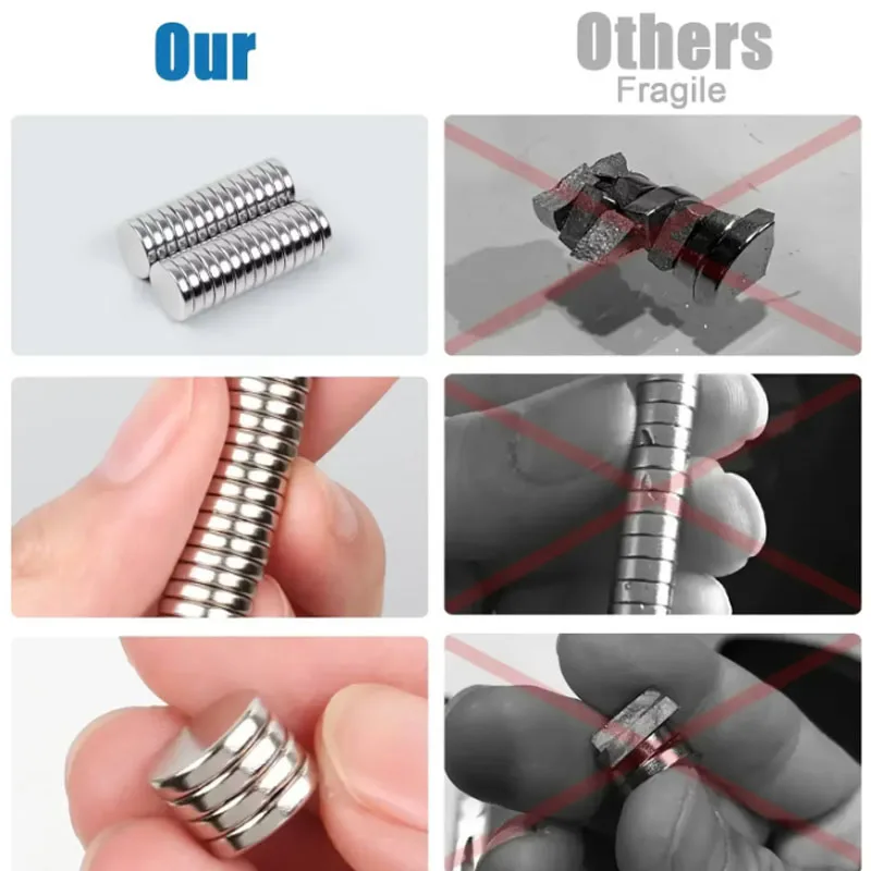 Versatile Neodymium Disc Magnets - 10x1.5mm for Crafts and DIY Projects
