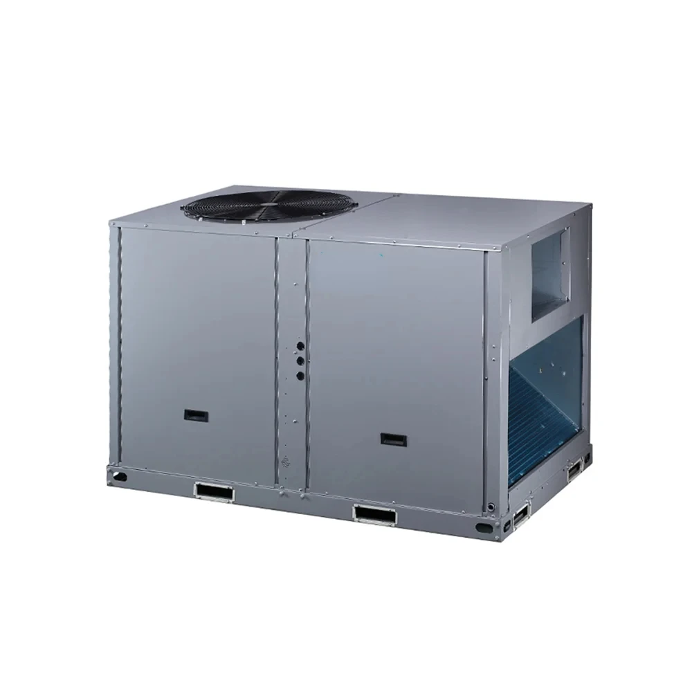 

Commercial Rooftop Roof mounted Cooled AC Unit Split System Price 3 5 10 15 30 ton Rooftop Package Heat Central Air Conditioning