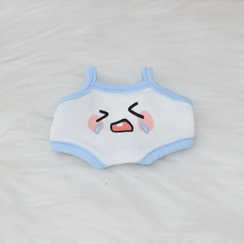 thumbnail image 1 of Ropa de bebé de algodón de 20cm, ropa de tirantes para muñeca, ropa de escalada bonita, traje de una pieza, cambio de muñeca de estrella, 1 of 5