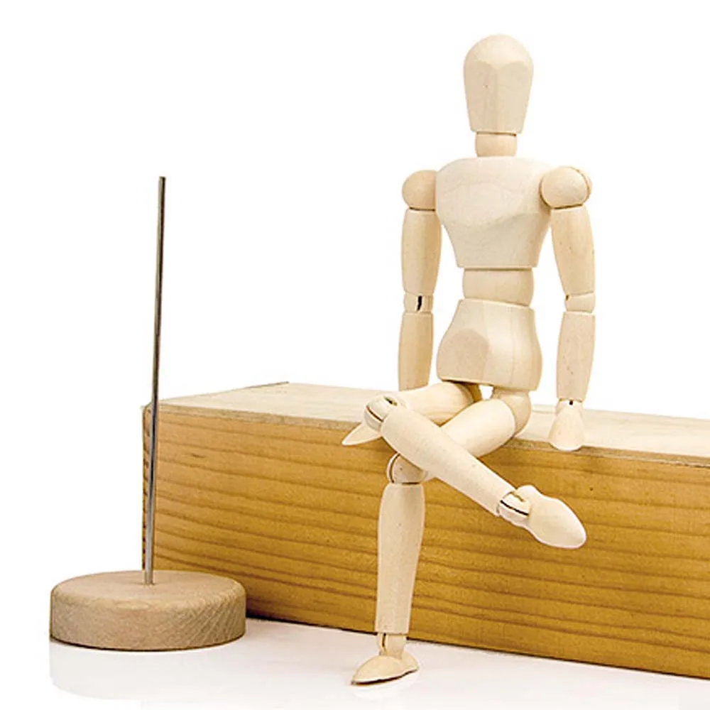 Wooden Male Mannequin Art Drawing Model Figure 5