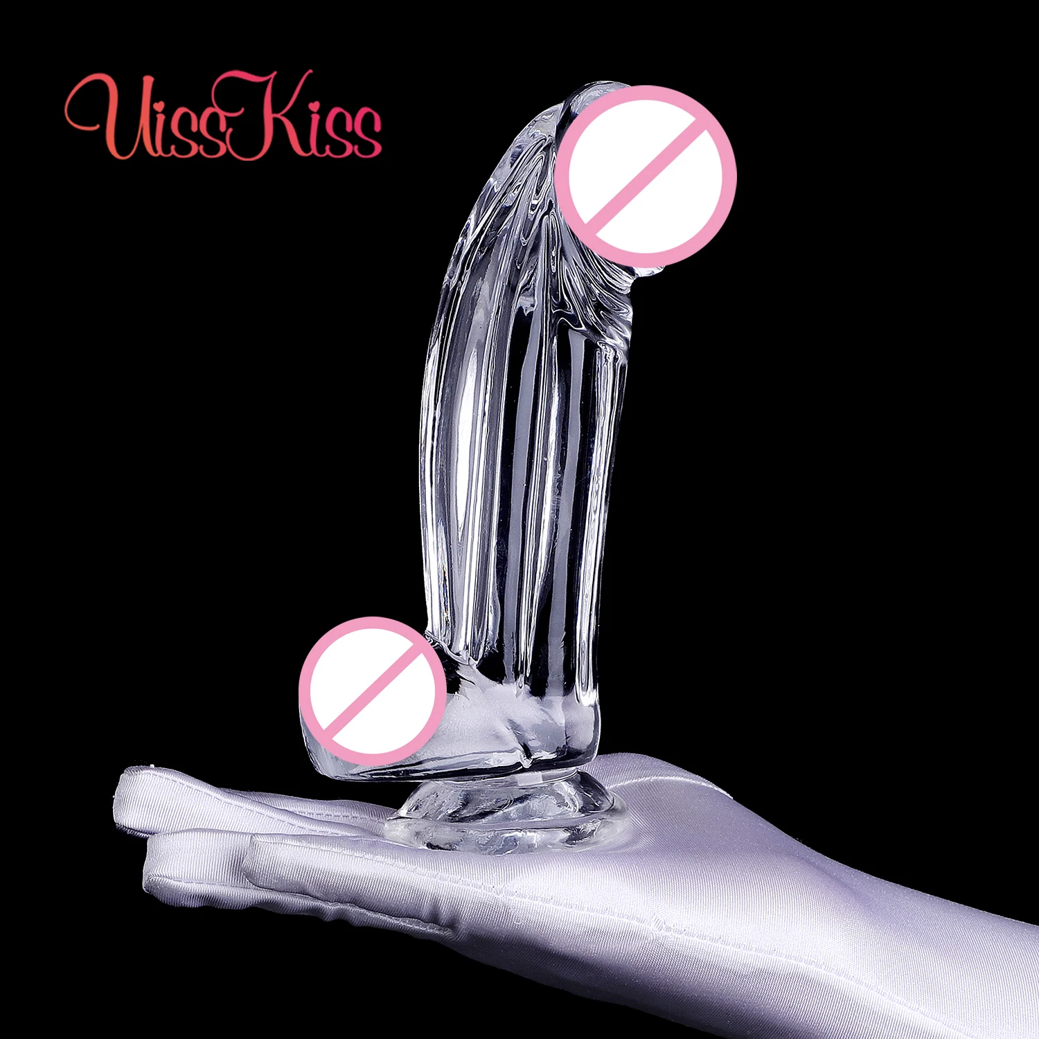 Transparent Thick Realistic Dildo with Suction Cup for Women Sex Toys