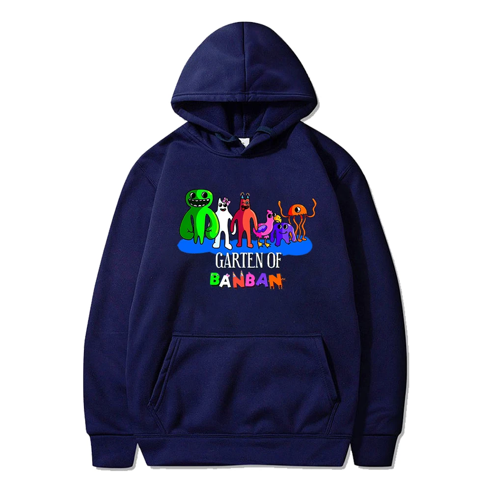 Garten of Banban 2023 Cartoon Game Hoodie Unisex Long Sleeve Men Women Hooded Sweatshirt Harajuku Streetwear Funny Clothes