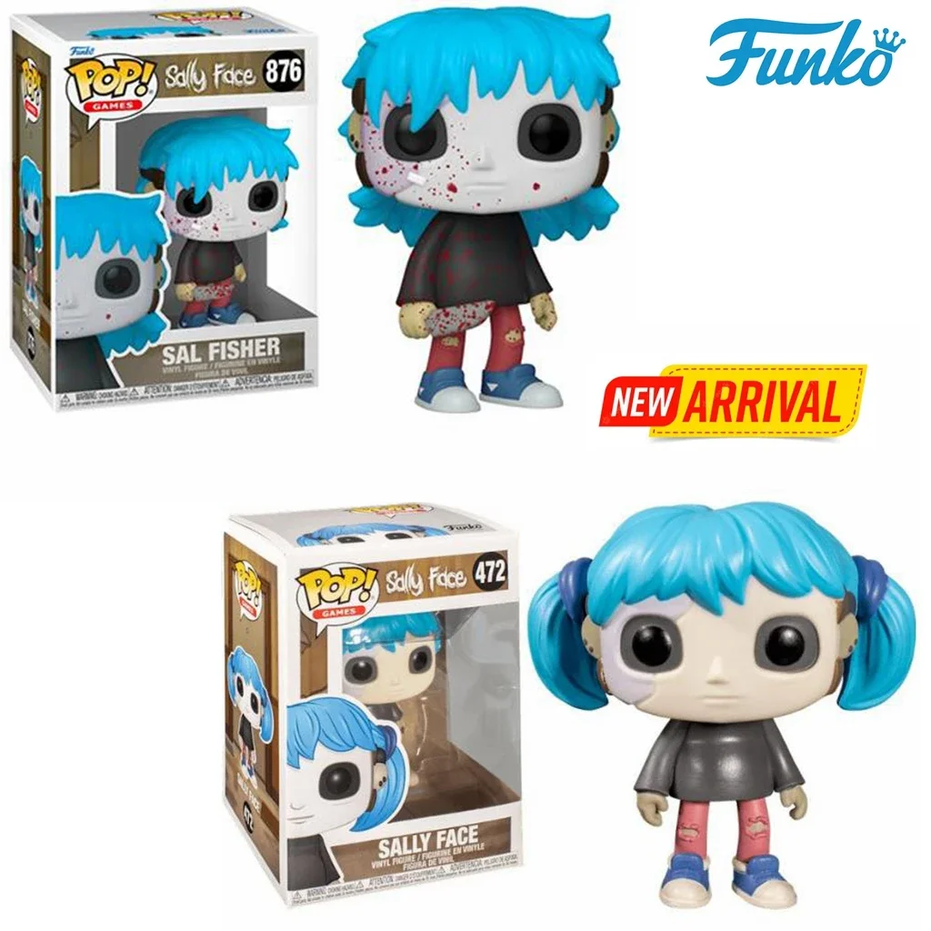 thumbnail image 2 of ¡¡¡NUEVO!!! Funko POP GAMES Sallyface n.° 472 Sal Fisher n.° 876 Figura de vinilo Colección Modelo Juguetes para niños Regalos de cumpleaños, 2 of 5