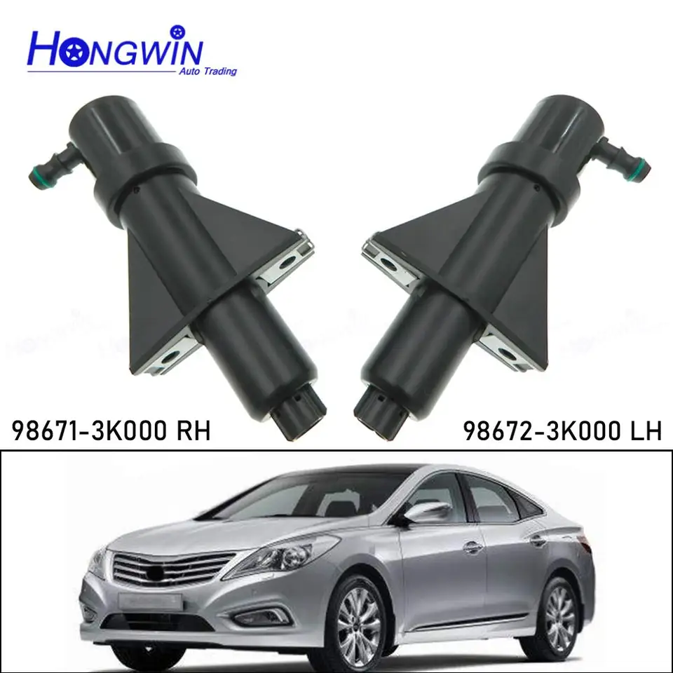 Headlight Washer Nozzle Actuator Pump Headlamp Cleaning Water