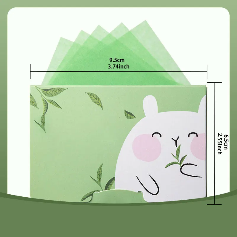 1 Pack Of Facial Oil-absorbing Paper Men's and Women's Faces 100 Sheets Of Oil-absorbing Paper Fragrance Portable Box