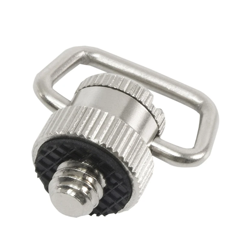 Stainless Steel D Ring Screw Hinged Holder Camera Fixing Screw 1/4