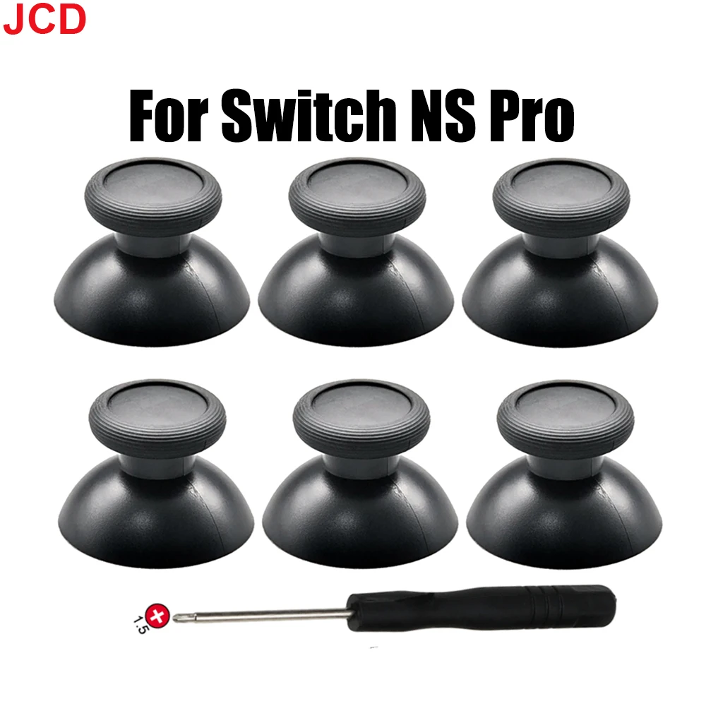 Jcd 6 Pcs 3D Analog Thumb Stick Per Switch Pro Controller Analog Thumbsticks Joystick Cap Grip Parti Di Riparazione Del Gioco