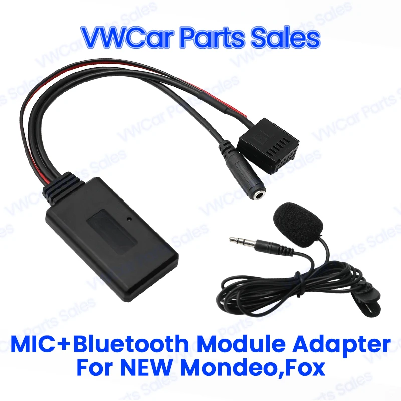 car audio device 6000 cd aux in cable aux adapter for ford focus mondeo 6000cd 3 5mm stereo removal keys set 4 Автомобильный Bluetooth-адаптер 6000 CD, аудиозапчасти, Bluetooth 5,0, Aux-кабель, микрофон, 6000CD аудиоадаптер для Ford Fiesta, Focus, Mondeo, Kuga