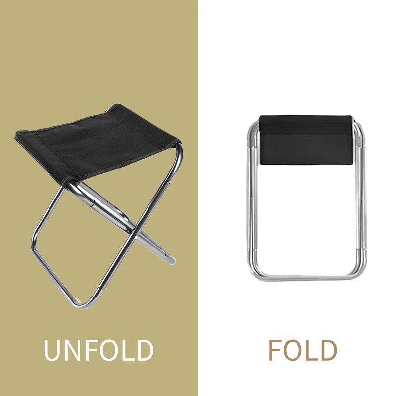 Portable Folding Stools Outdoor Fishing Chairs Camping chairs Travel stools Queuing Benches folding portable chair folding chair retractable stool breathable chair camping chair foot pads