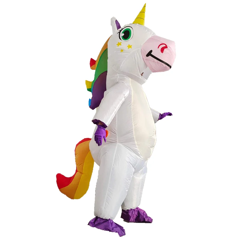 Men And Women One Size Fit All Halloween And Outdoor Fun Party Dress Inflatable Full Body Unicorn Costume mascot costume