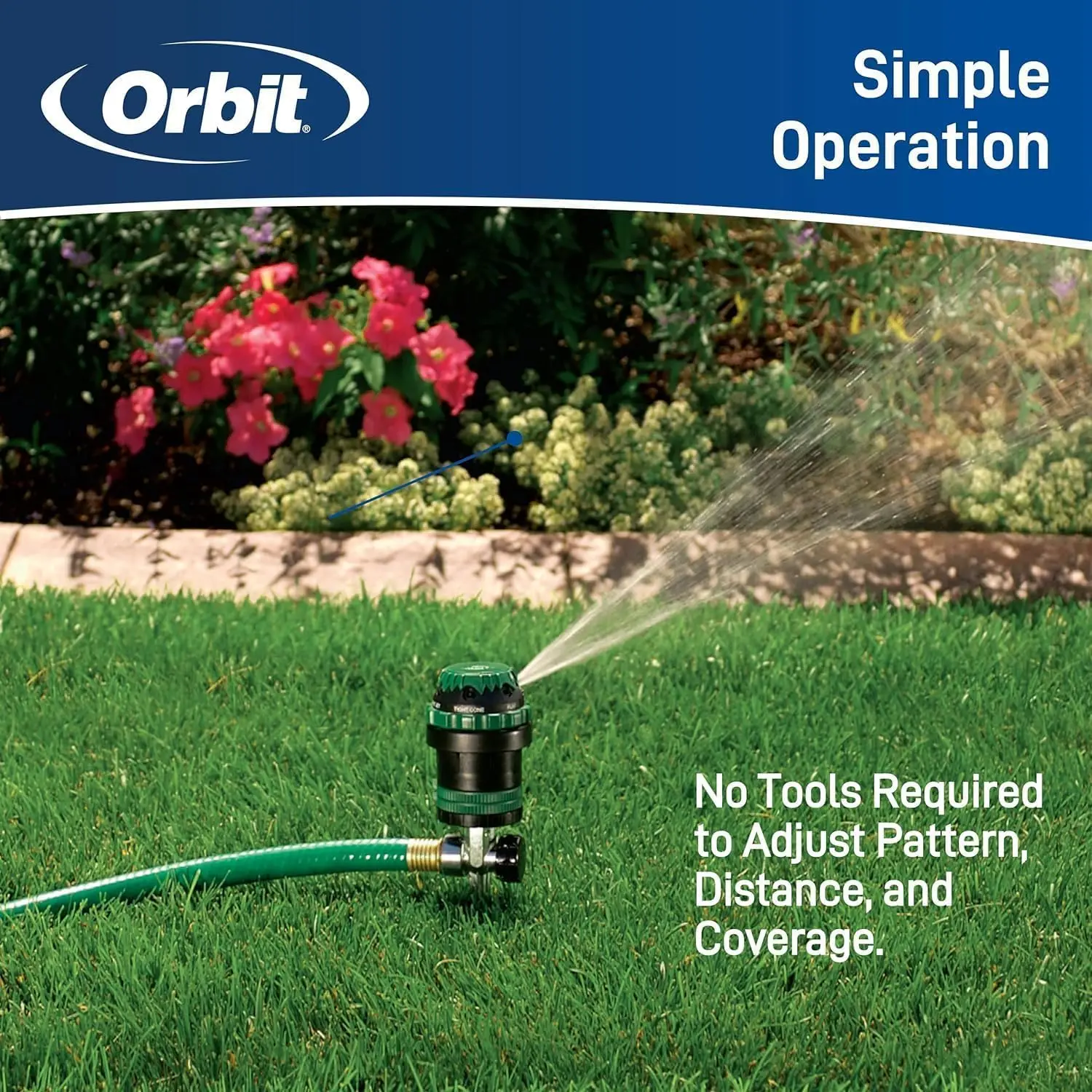 6-Pack Orbit 58573N H2O-6 Gear Drive Sprinkler