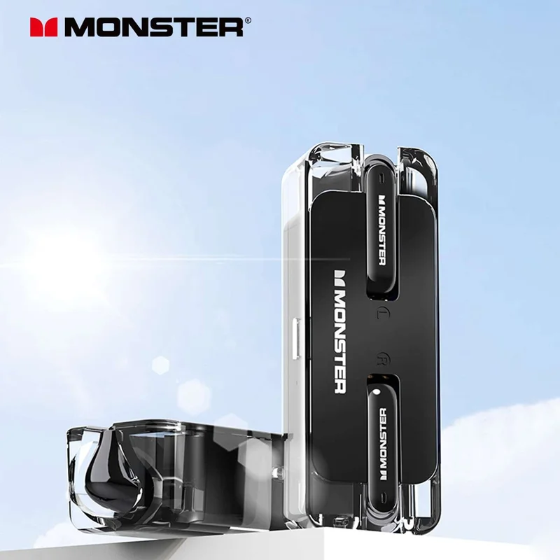 

Original Monster XKT08 Headphones Ture Wireless Bluetooth Earphones 5.3 Low Game Latency Earbuds Clear Sound Quality Headset