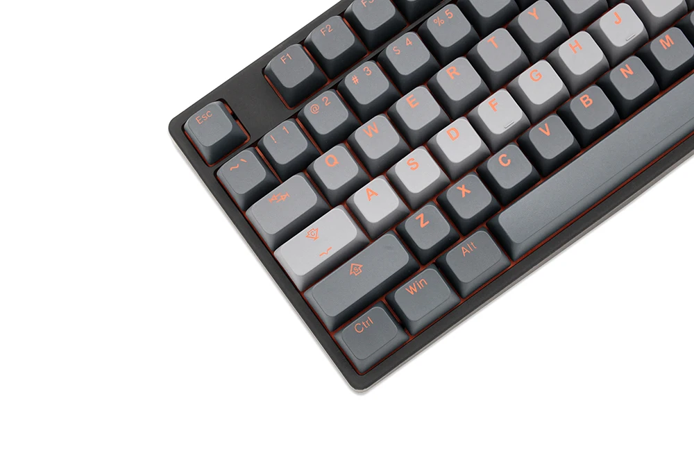 Taihao-doubleshot Keycaps para Faça Você Mesmo Gaming Teclado Mecânico Perfil Bobo Smoky Dawn Pbt Perfil Oem 1.75u Shift Apenas de 87 - Imagem 6