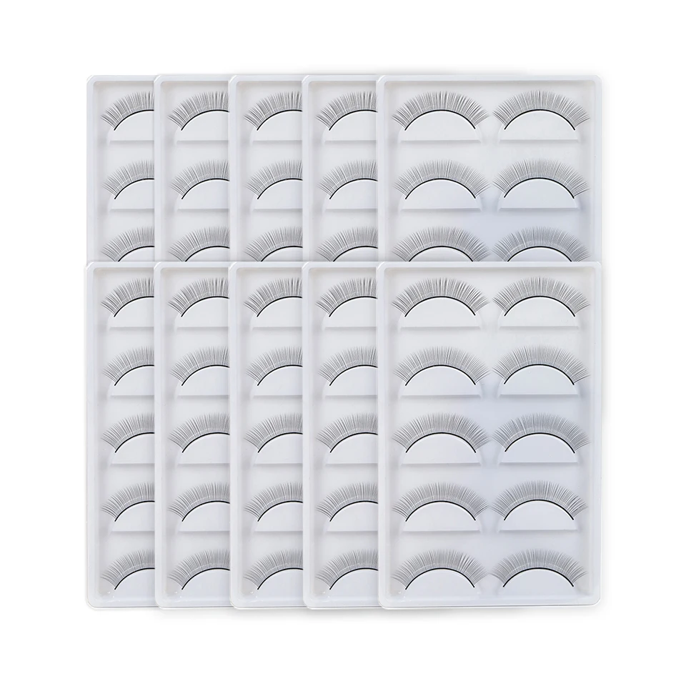 10 tray lashes