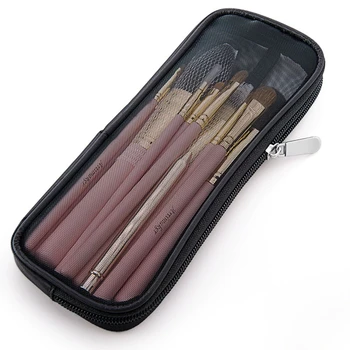 Custodia da viaggio per pennelli per trucco Borsa da toilette cosmetica Organizzatore per uomo Donna Strumenti di bellezza Kit Dopp in rete Custodia Accessori per il lavaggio
