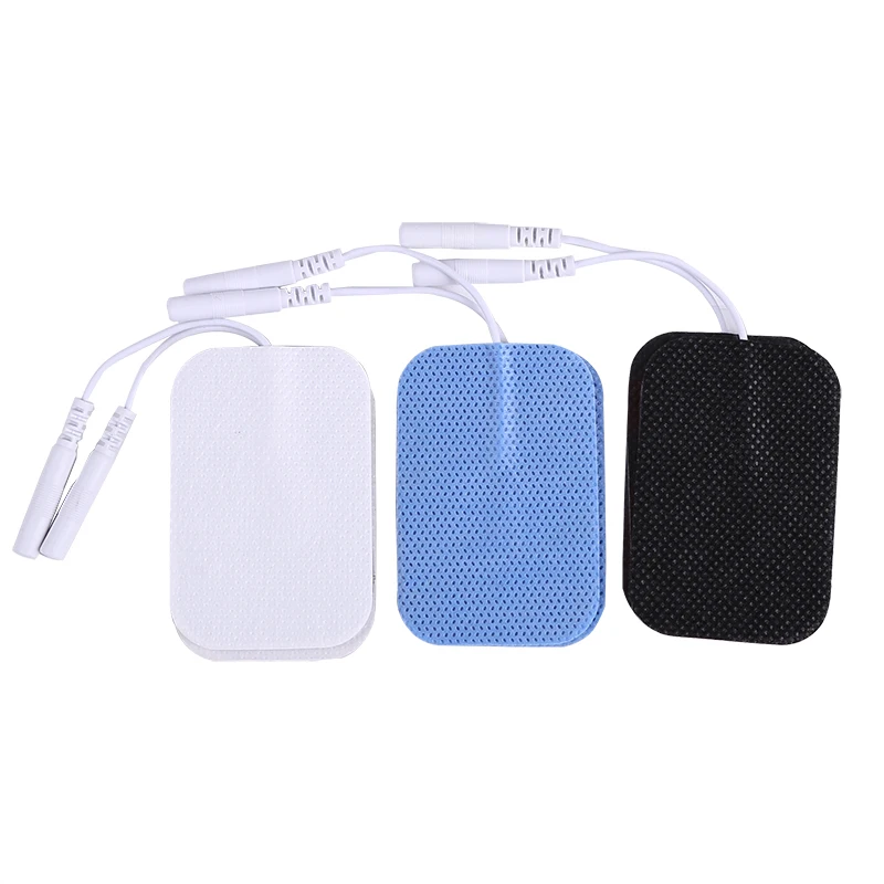 10pcs Silicone Gel EMS Electrode PadsTens Electrodes Digital Acupuncture Nerve Muscle Stimulator Physiotherapy TENS Pads 5