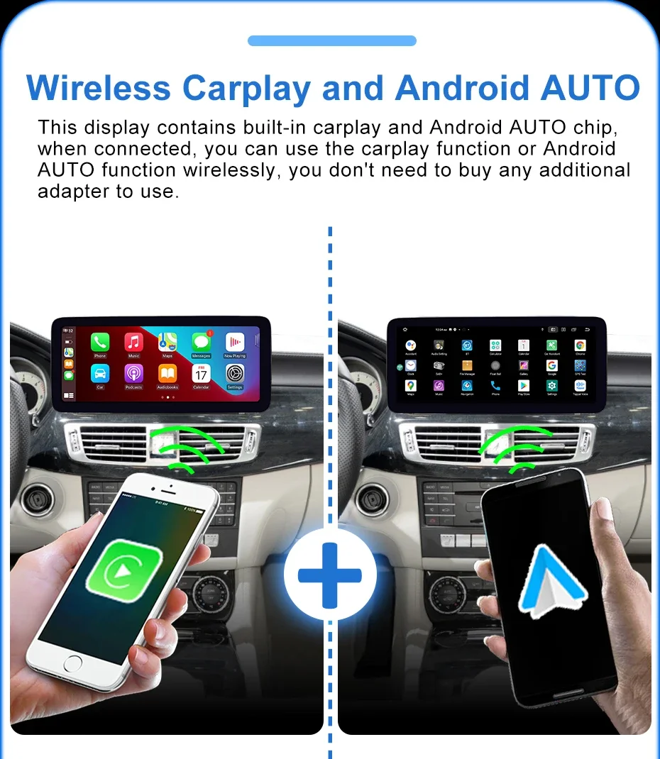 1920*720P Linux system Drahtlose Carplay Android Auto Auto Radio Für Mercedes-Benz CLS-Klasse W218 2010-2017 Airplay Autolink WIFI – Detail 8