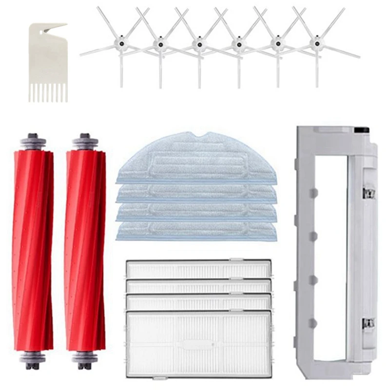 

Аксессуары для робота-пылесоса Xiaomi Roborock S7 / T7S / T7S Plus, основная и боковая щетки с фильтром, насадка на швабру