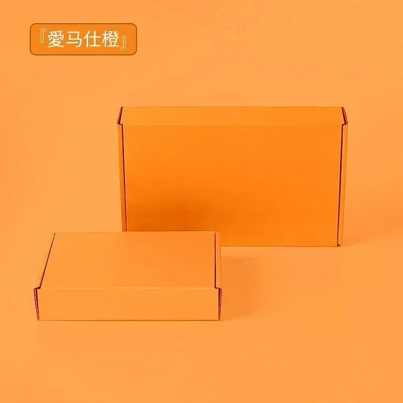 10pcs Color Airplane Box Thick Hard 3-layer Corrugated Paper Express Delivery Carton Clothing Gift Folding Packaging Boxes