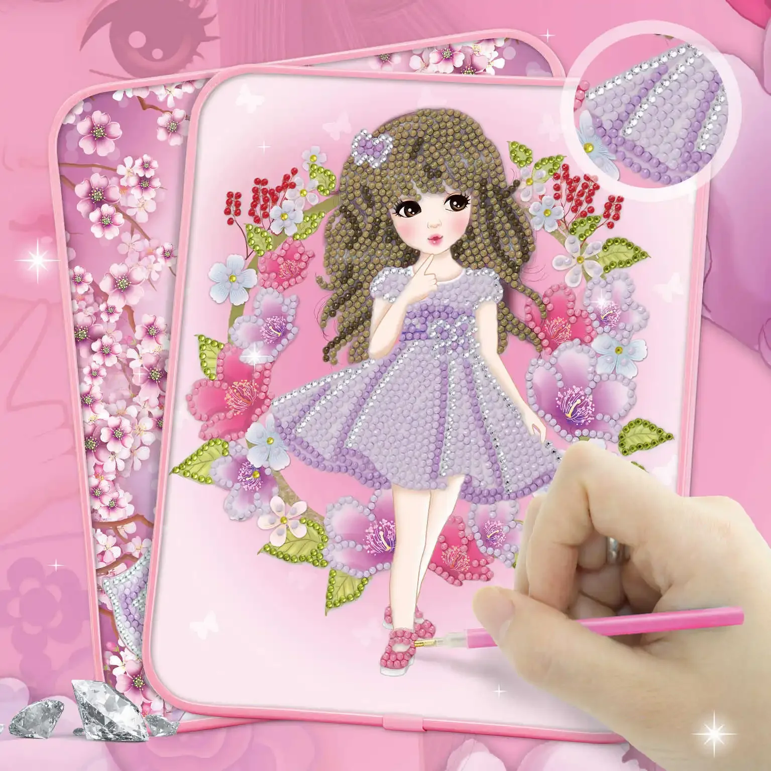 

20994-STB- Diy landscape figures and animals hand-painted digital oil painting set